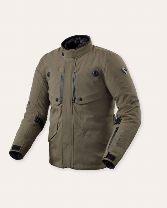 Jacket Trench 2 GTX | Black Olive - Vox Leather