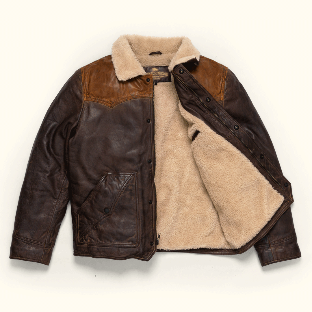 Jackson Leather Sherpa Jacket - Rare Leather