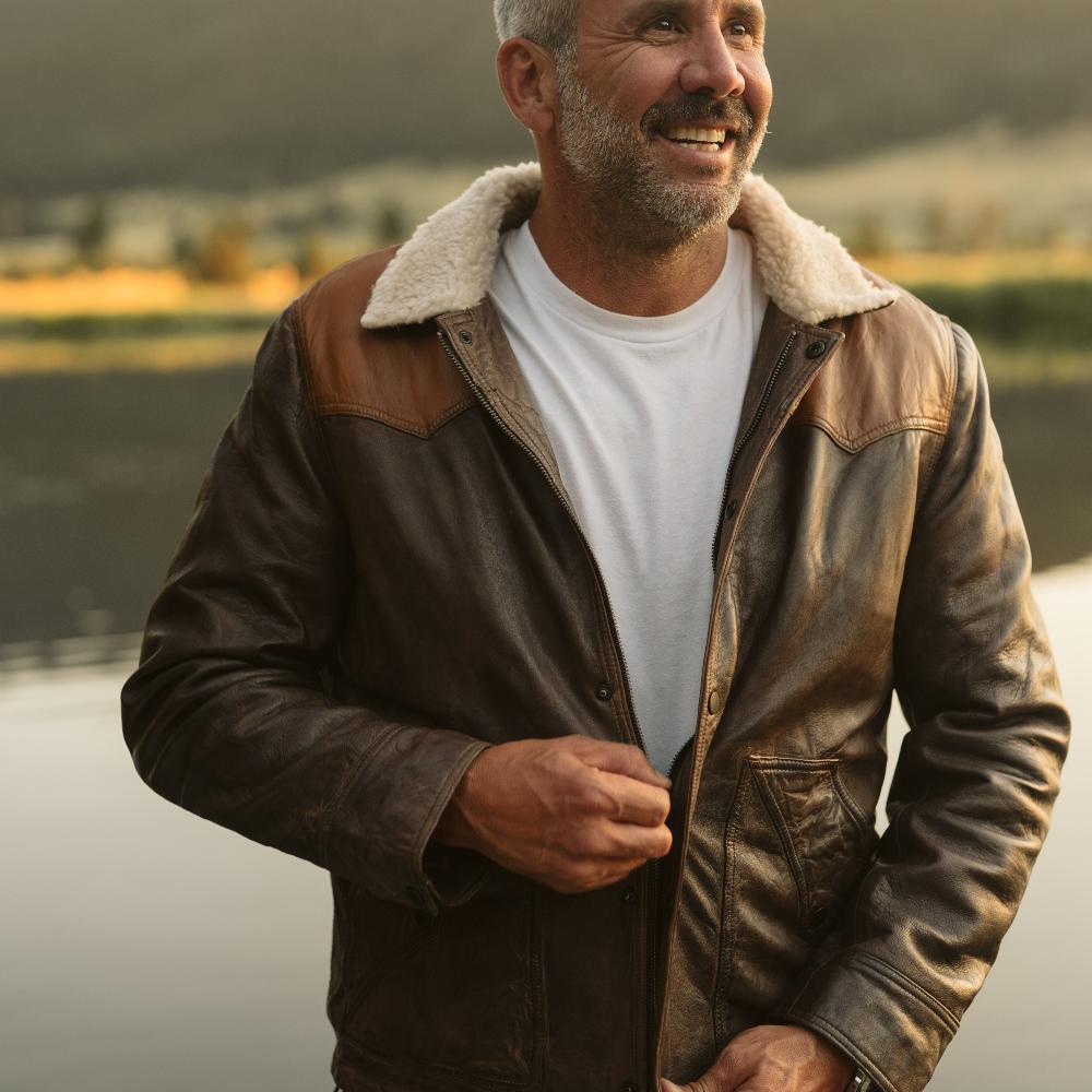 Jackson Leather Sherpa Jacket - Rare Leather