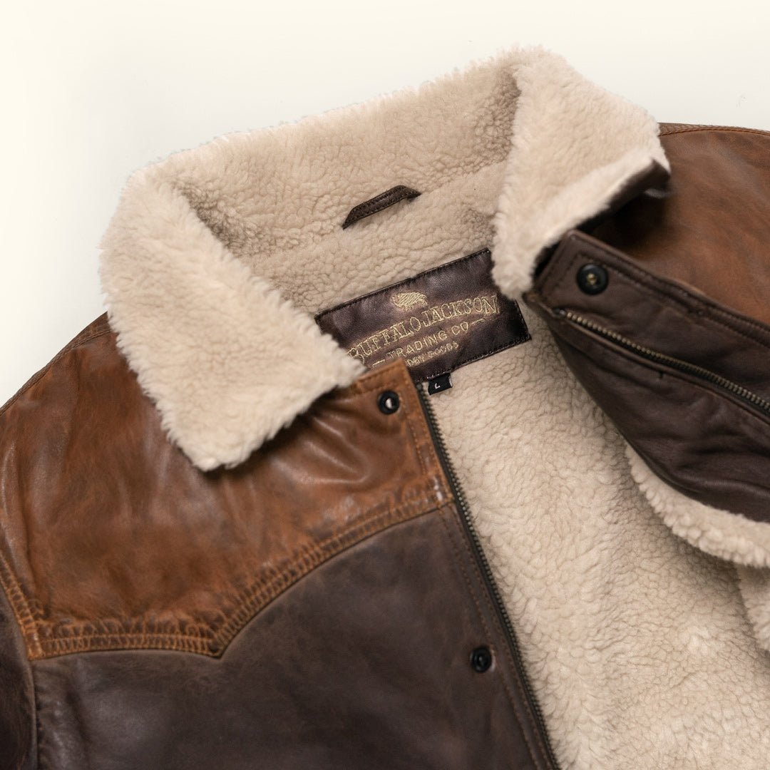 Jackson Leather Sherpa Vest - Vox Leather