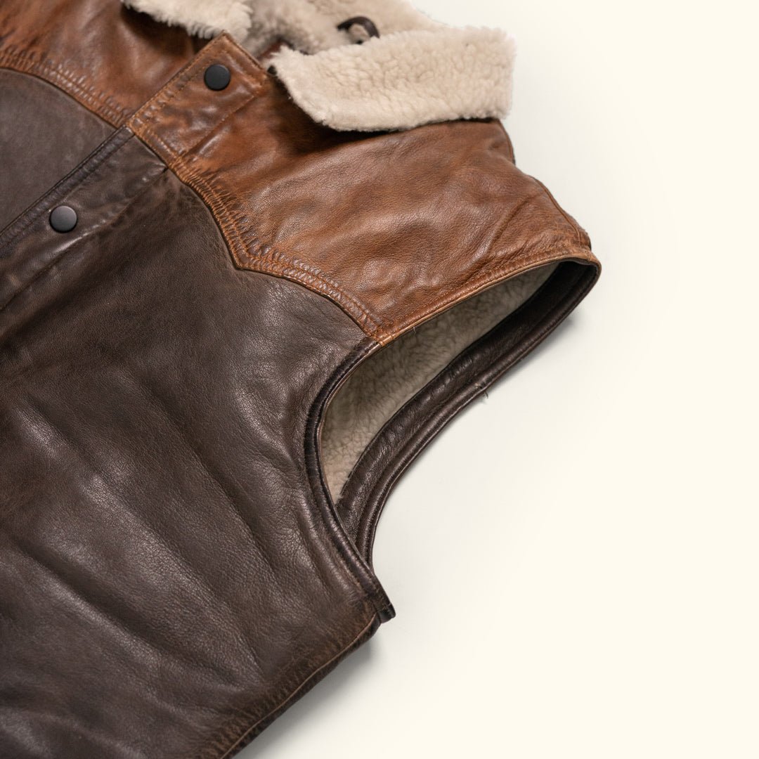 Jackson Leather Sherpa Vest - Vox Leather