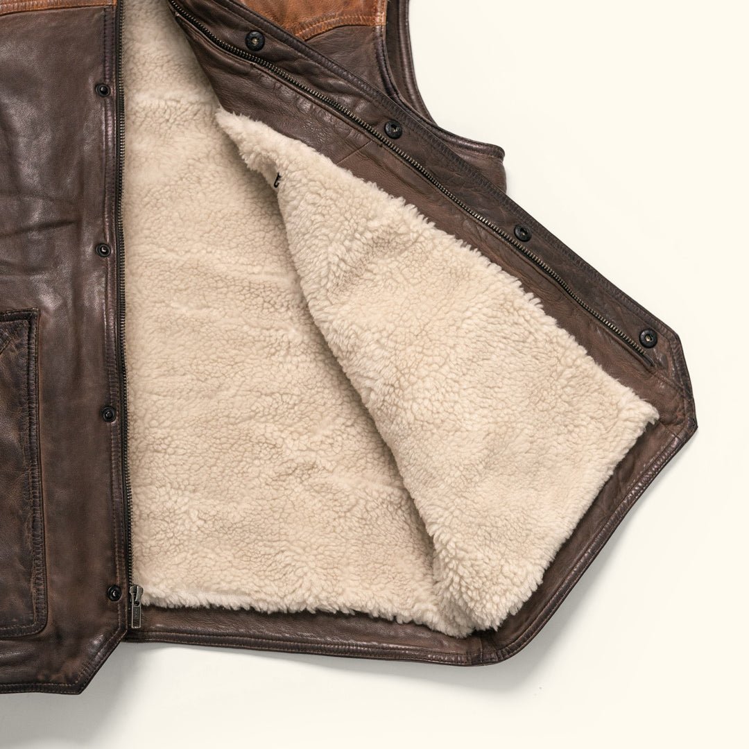 Jackson Leather Sherpa Vest - Vox Leather
