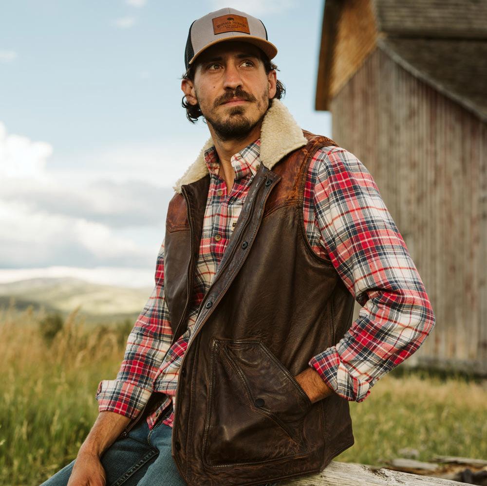 Jackson Leather Sherpa Vest - Vox Leather