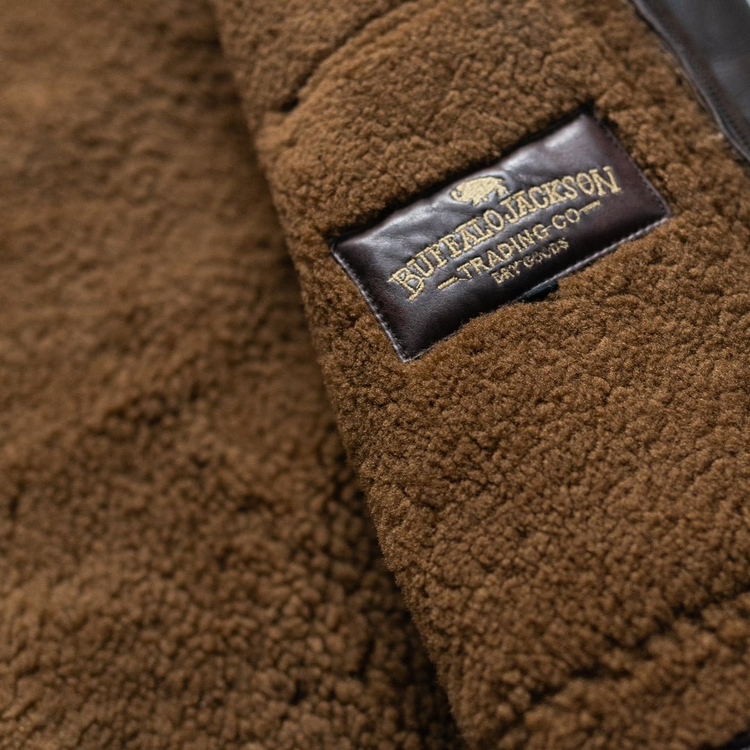 Jackson Shearling Leather Jacket - Vox Leather