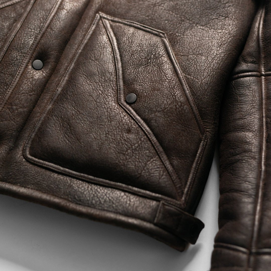 Jackson Shearling Leather Jacket - Vox Leather