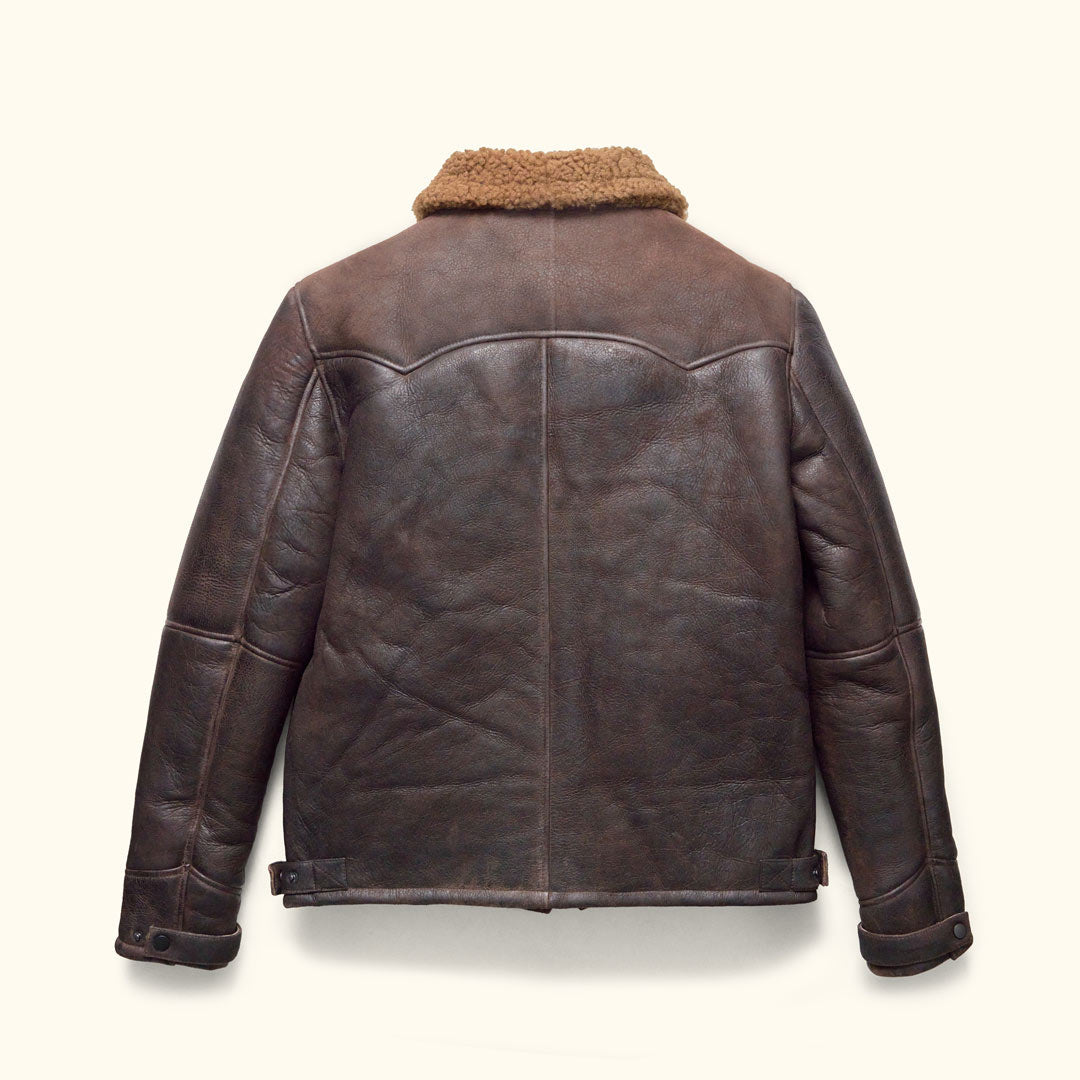 Jackson Shearling Leather Jacket - Vox Leather