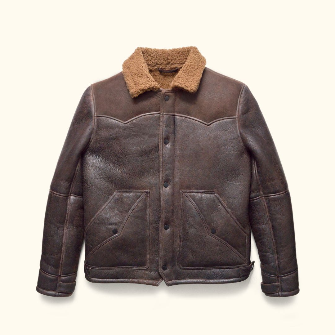 Jackson Shearling Leather Jacket - Vox Leather