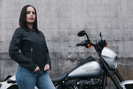Jada - Women's Thunder Denim Jacket - Vox Leather