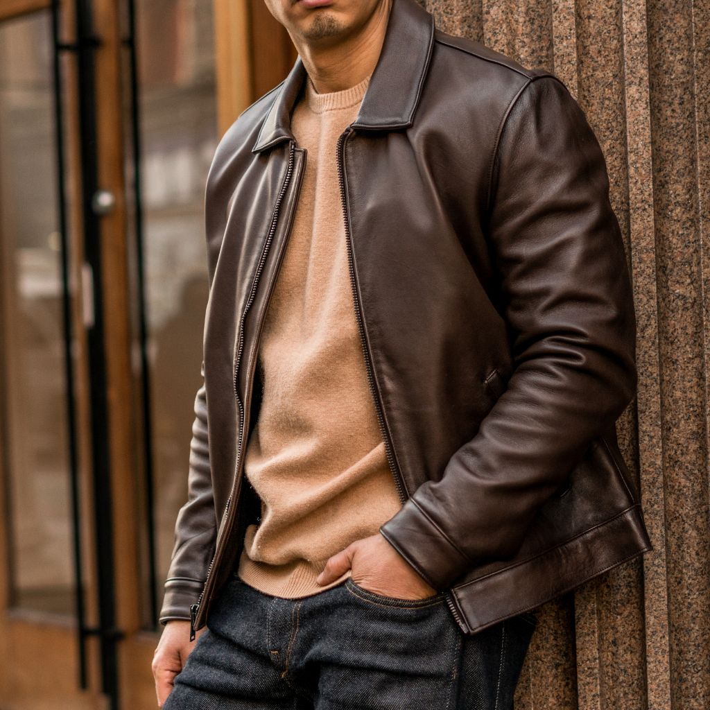 Keanu Jacket | Old English - Rare Leather