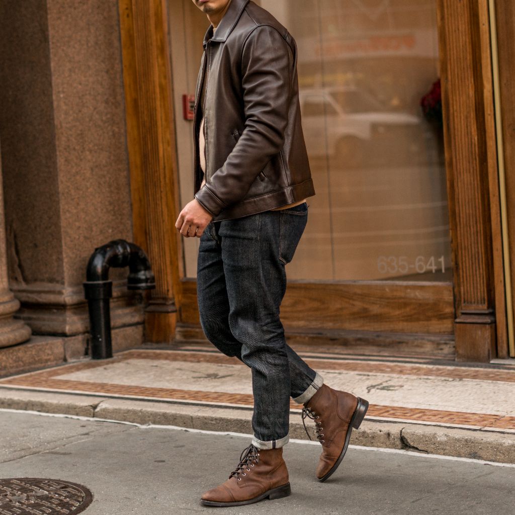 Keanu Jacket | Old English - Rare Leather