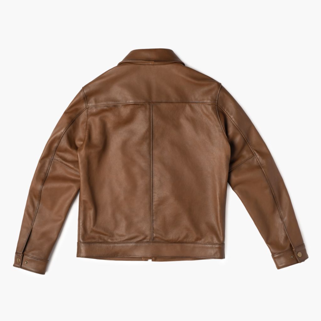 Keanu Jacket | Walnut - Rare Leather