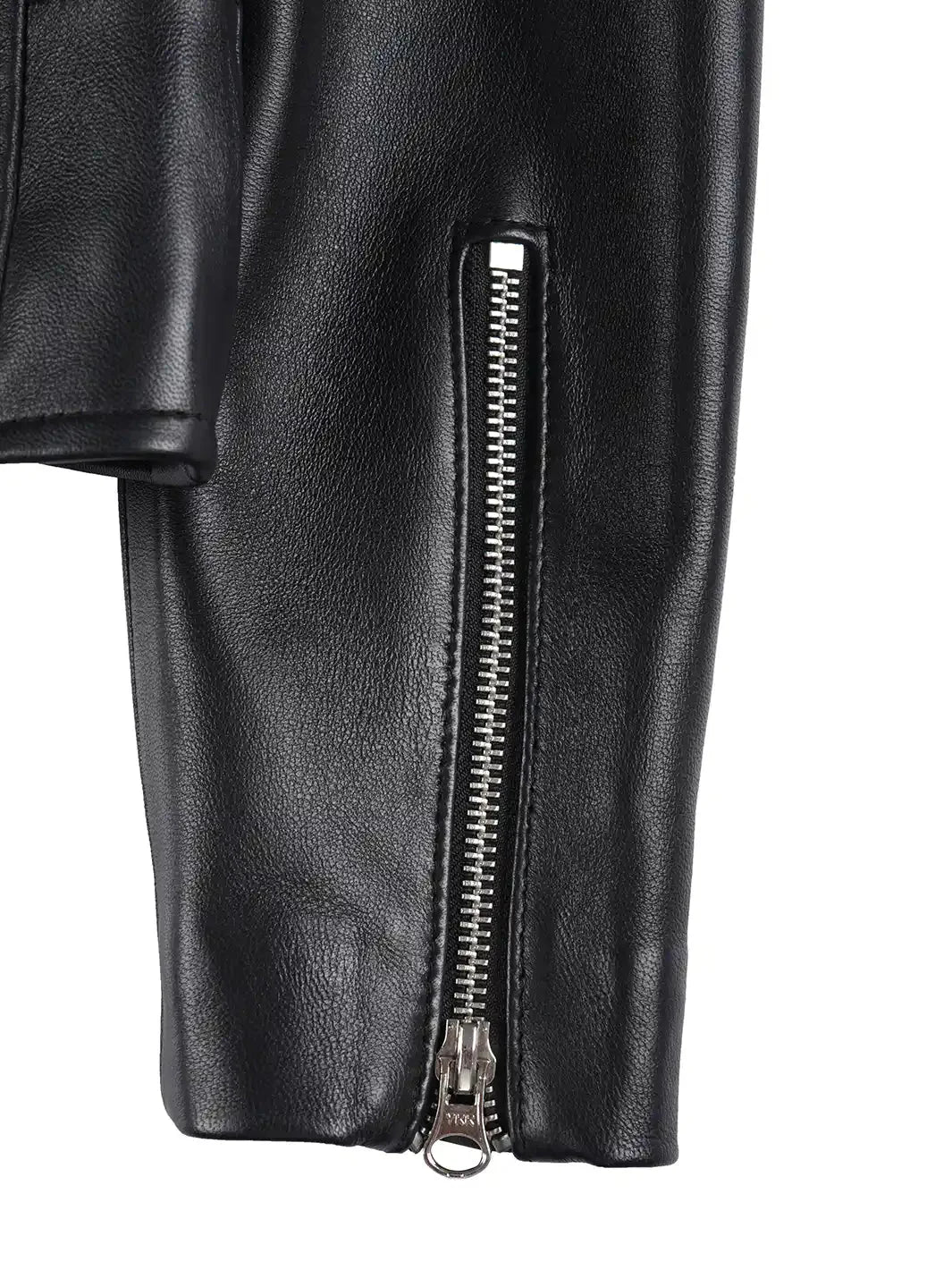 Kirsten Women's Black Asymmetrical Leather Motorcycle Jacket - Rare Leather