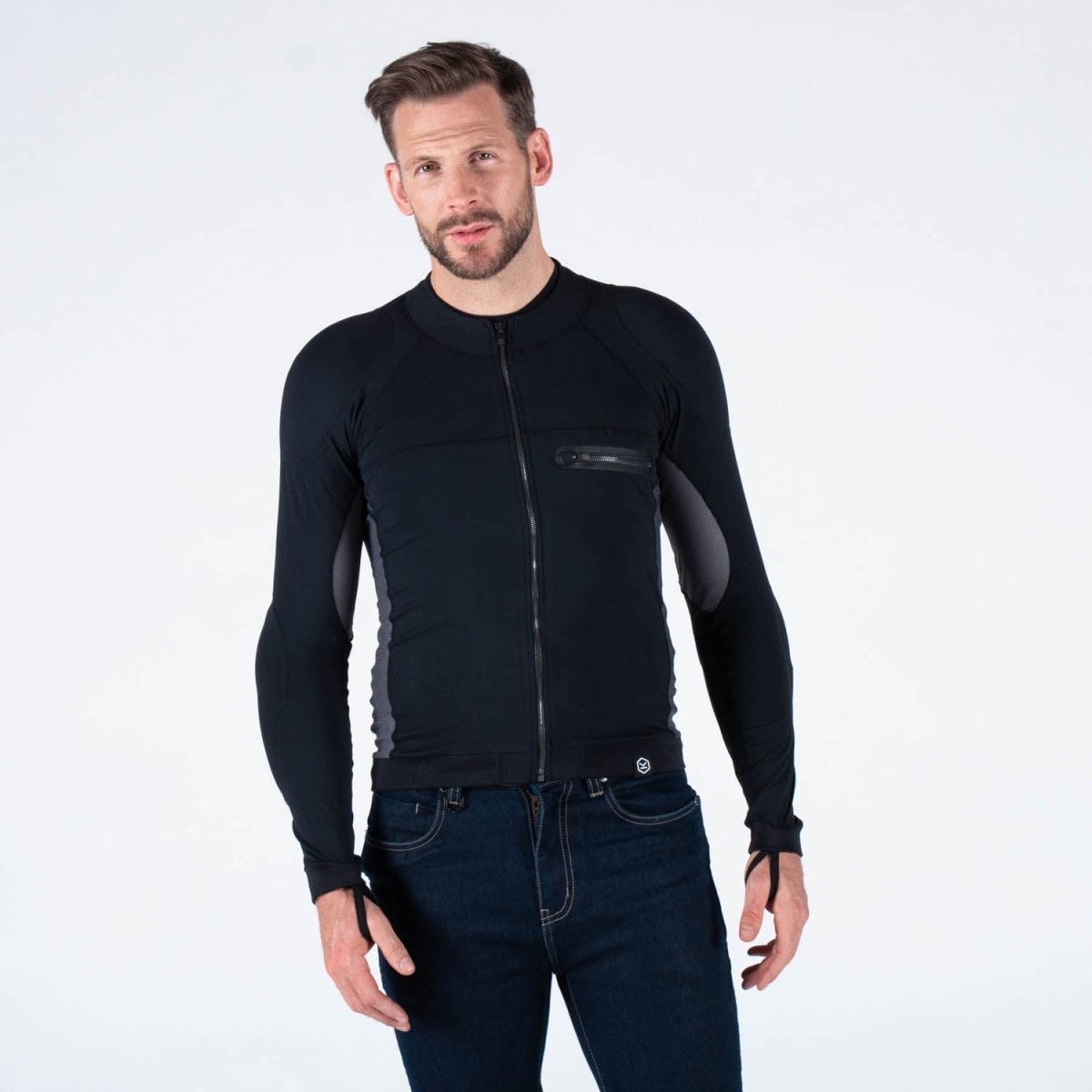 Knox Mens Armoured Motorcycle Action Shirt - Vox Leather