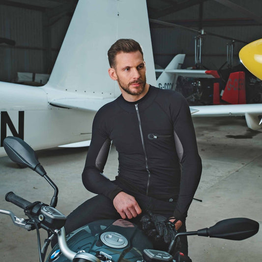 Knox Mens Armoured Motorcycle Action Shirt - Vox Leather