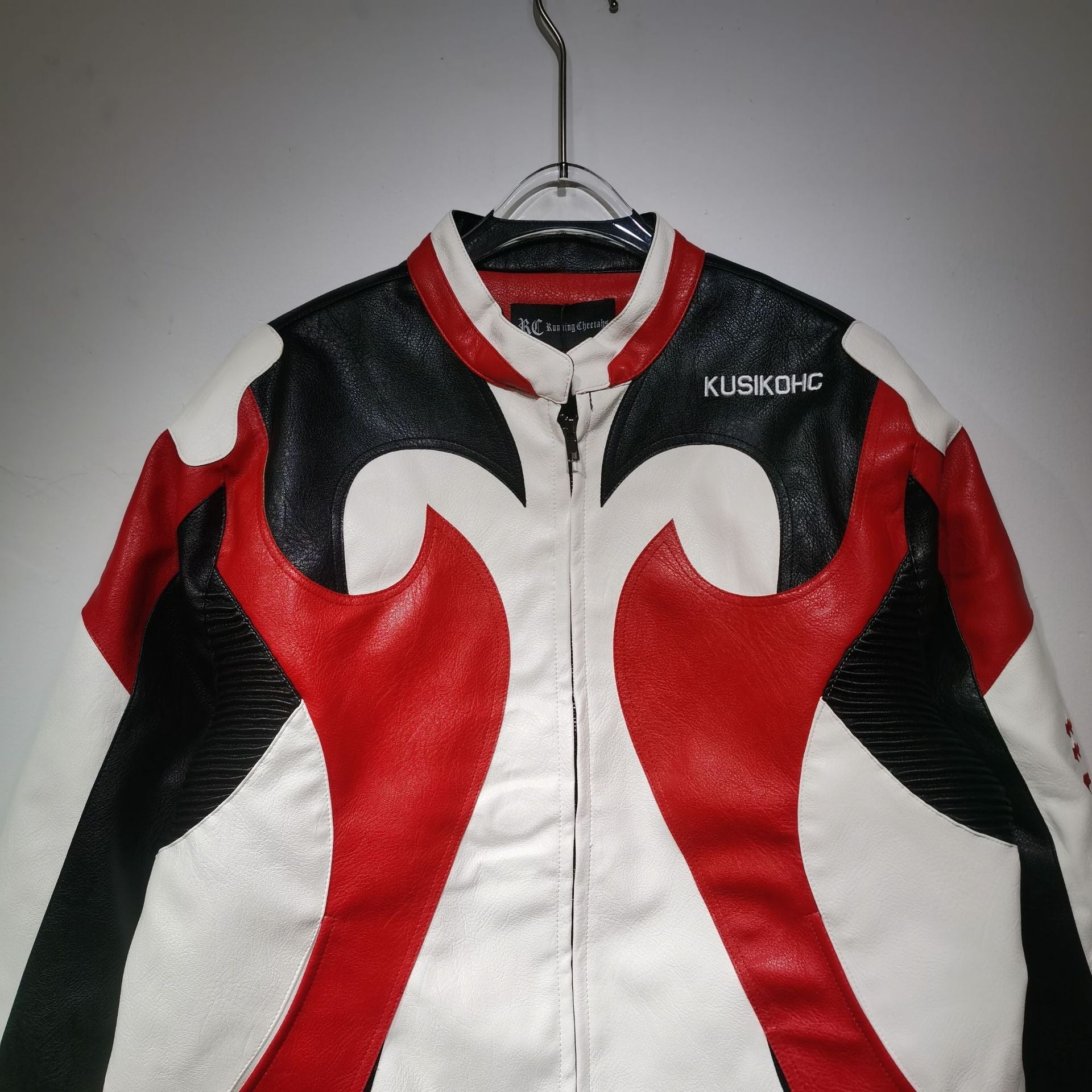 Kusikohc Leather Vintage Racing Jacket - Rare Leather Order Now !!