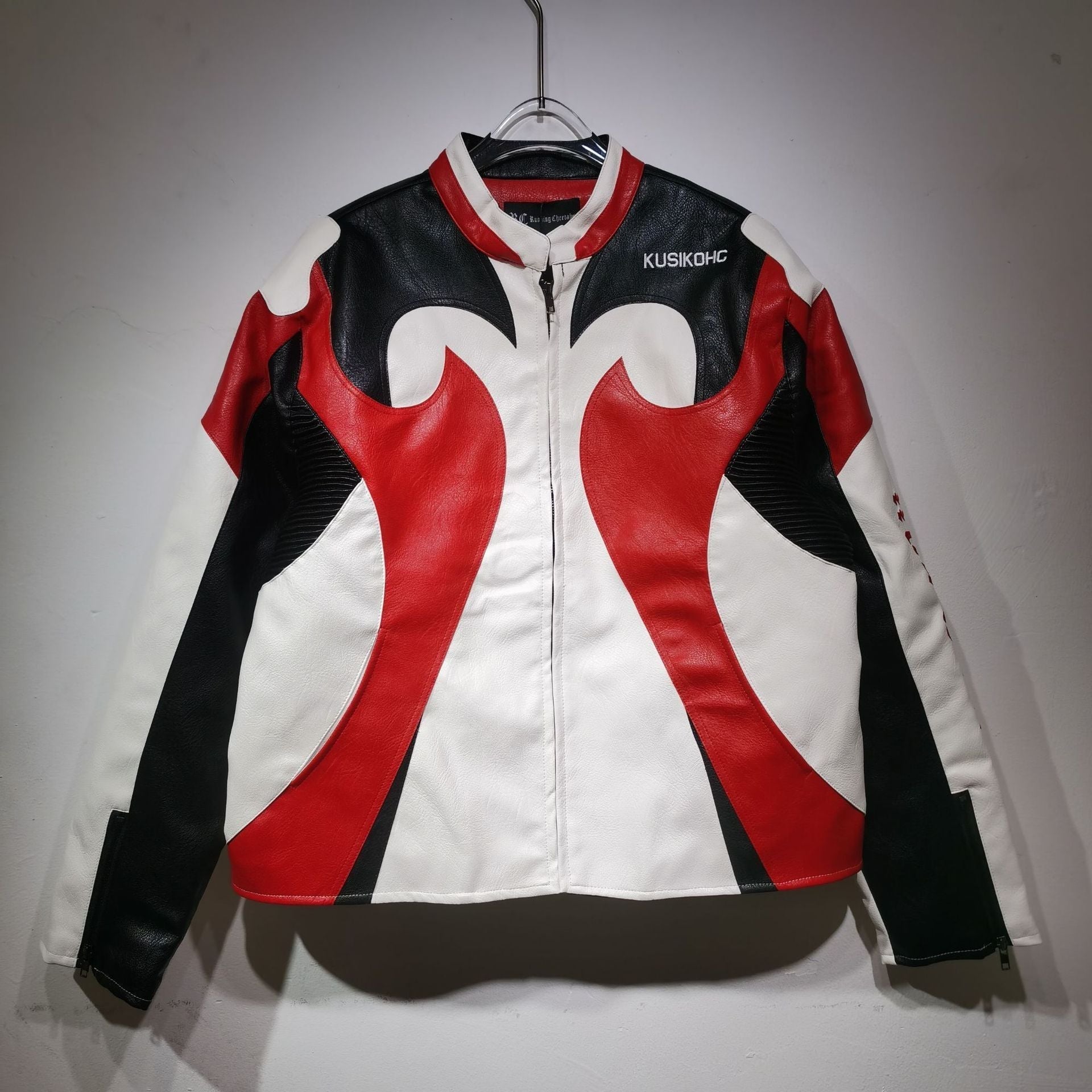 Kusikohc Leather Vintage Racing Jacket - Rare Leather Order Now !!