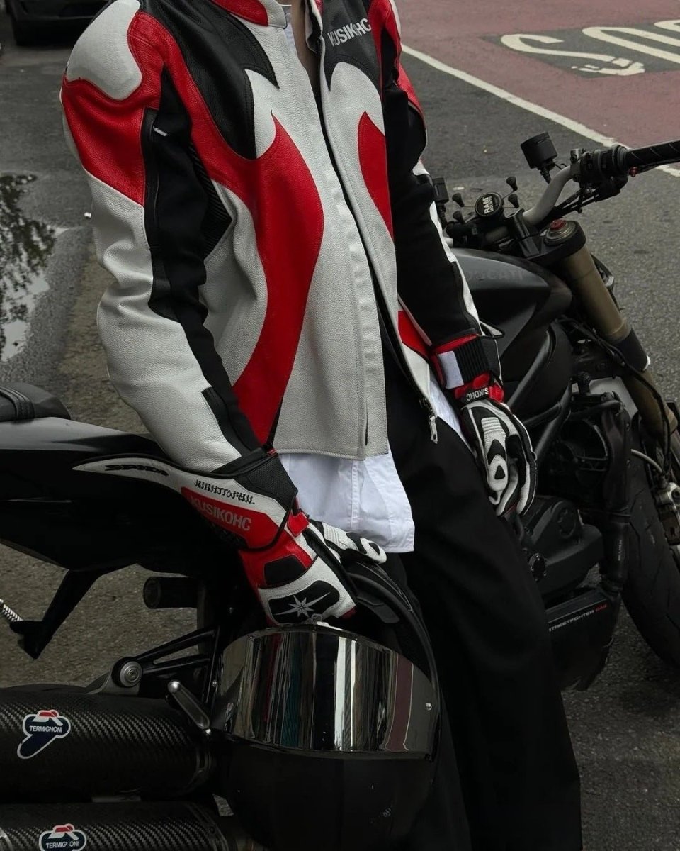 Kusikohc Leather Vintage Racing Jacket - Vox Leather