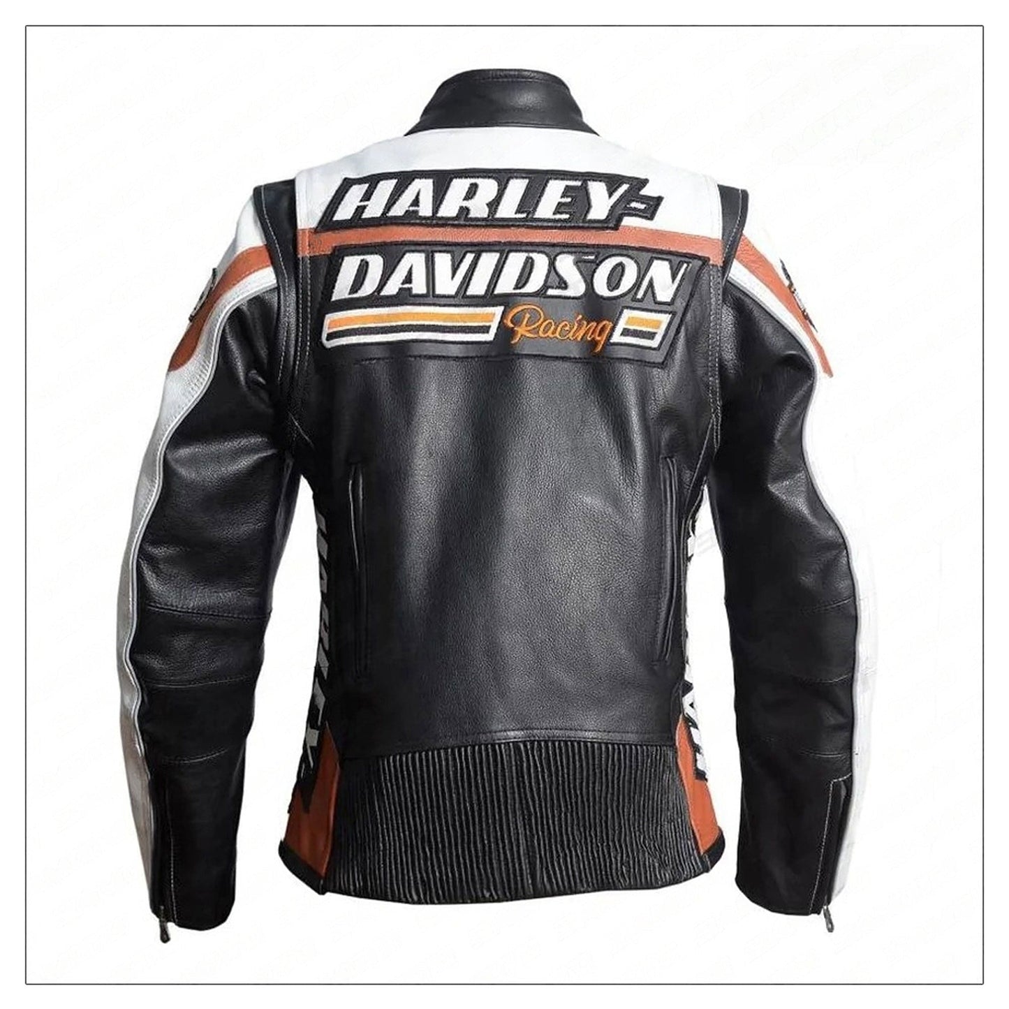 Ladies Harley Davidson Raceway Screamin Eagle Leather Jacket - Rare Leather