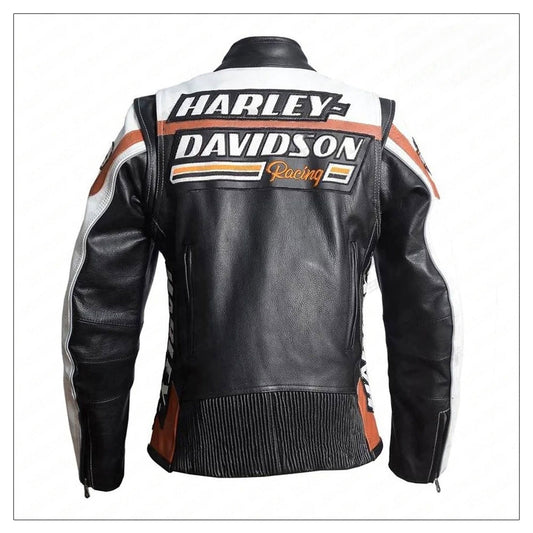 Ladies Harley Davidson Raceway Screamin Eagle Leather Jacket - Rare Leather