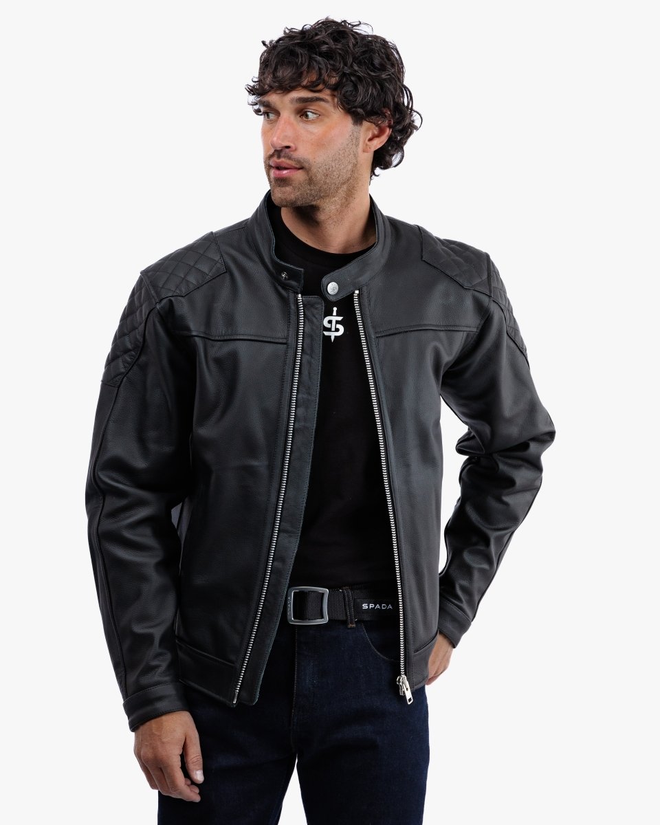Lambert Rev.2 Leather Motorcycle Jacket - Vox Leather