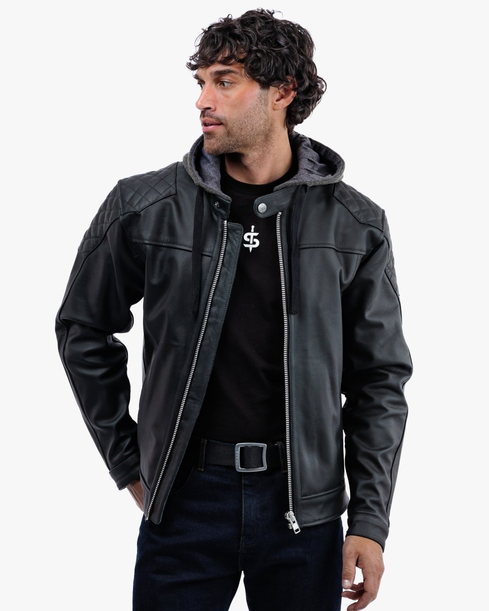 Lambert Rev.2 Leather Motorcycle Jacket - Vox Leather