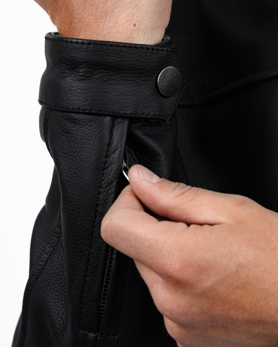 Lambert Rev.2 Leather Motorcycle Jacket - Vox Leather
