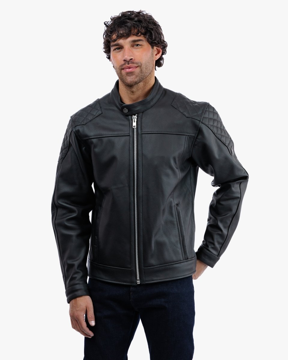 Lambert Rev.2 Leather Motorcycle Jacket - Vox Leather