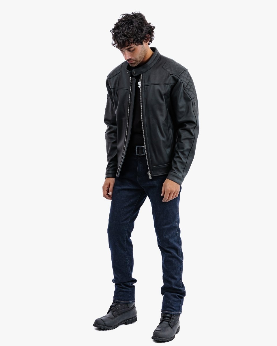 Lambert Rev.2 Leather Motorcycle Jacket - Vox Leather