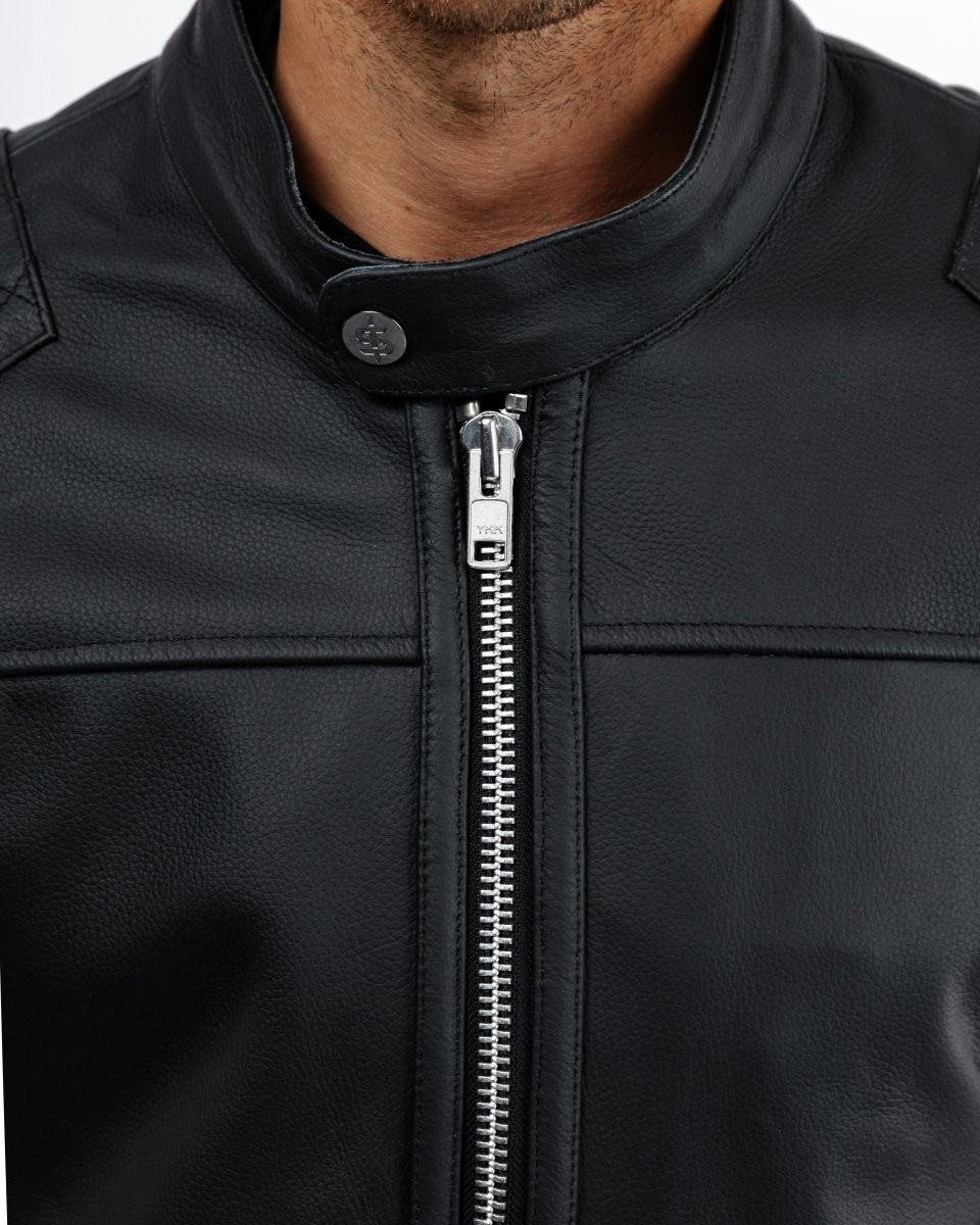 Lambert Rev.2 Leather Motorcycle Jacket - Vox Leather