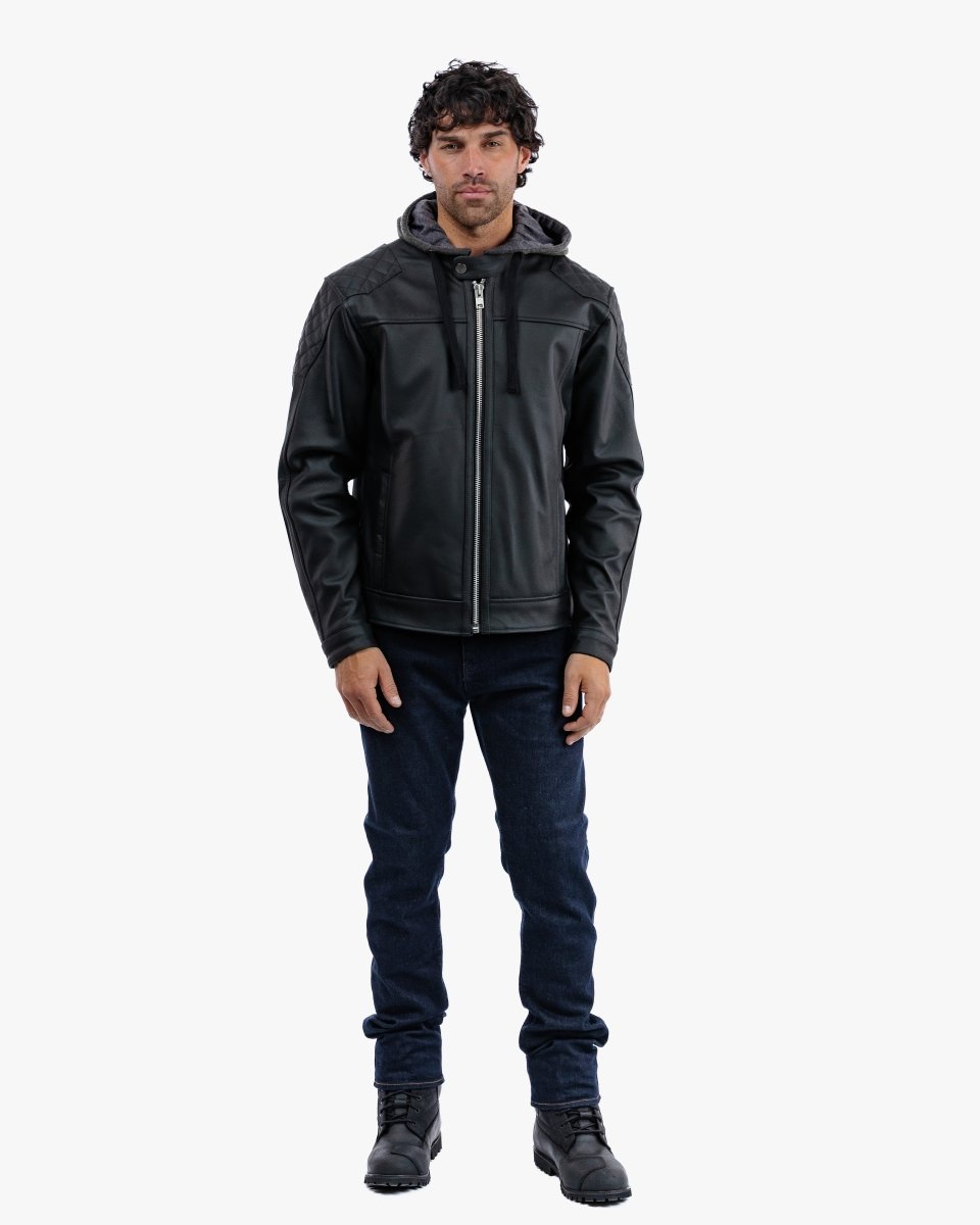 Lambert Rev.2 Leather Motorcycle Jacket - Vox Leather
