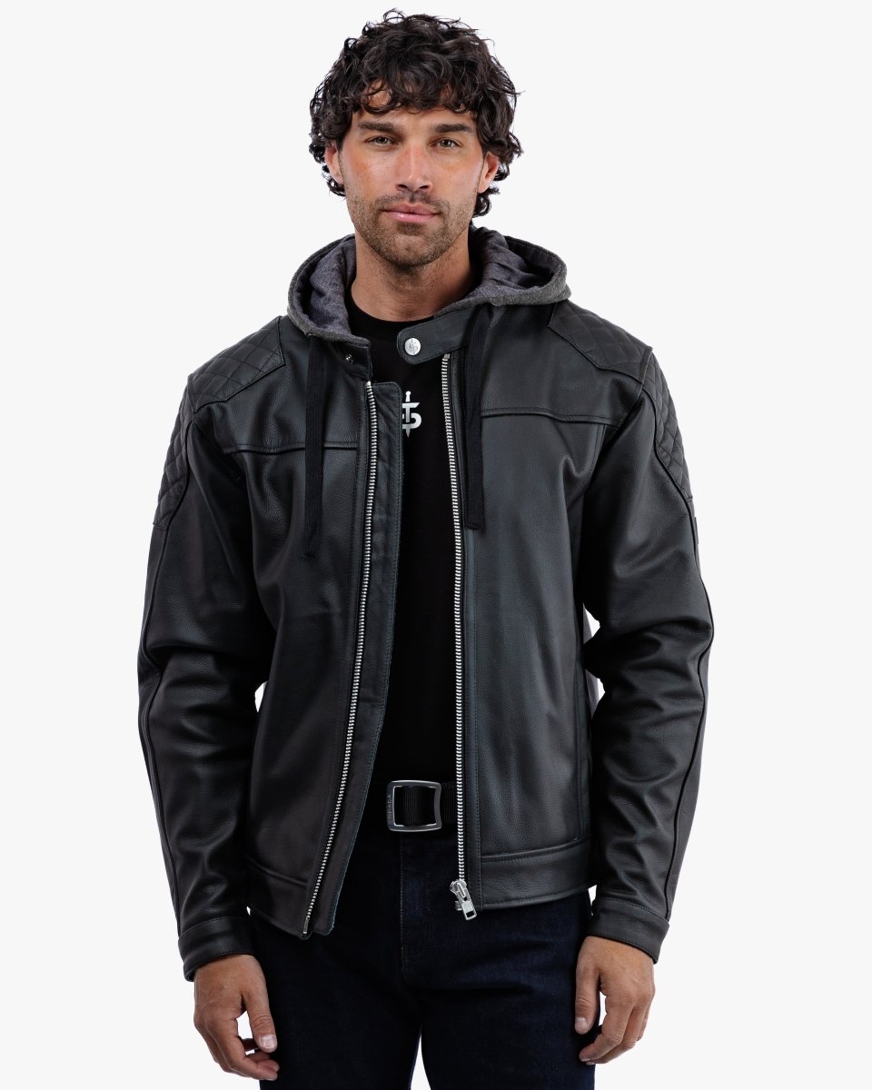 Lambert Rev.2 Leather Motorcycle Jacket - Vox Leather