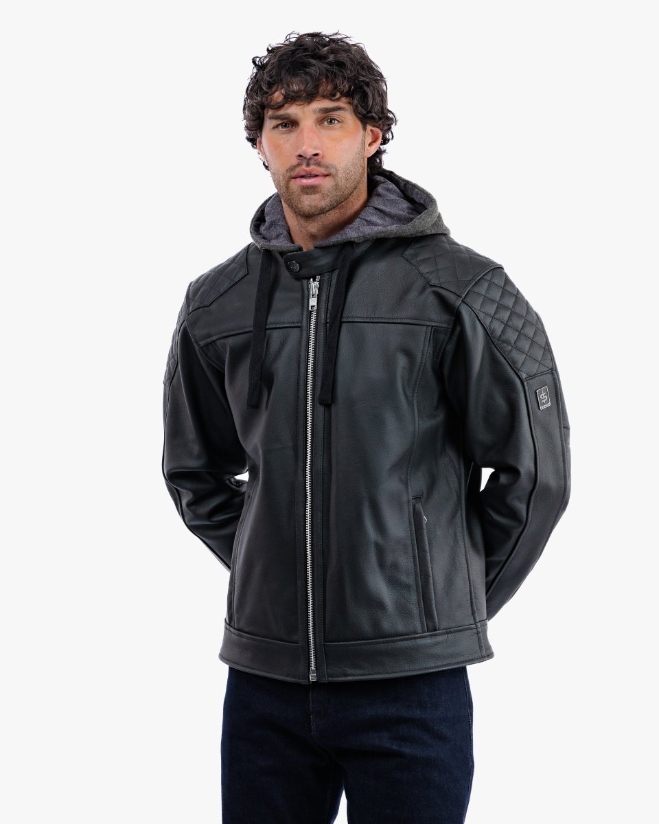 Lambert Rev.2 Leather Motorcycle Jacket - Vox Leather