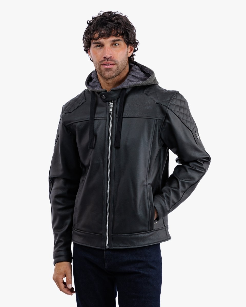 Lambert Rev.2 Leather Motorcycle Jacket - Vox Leather