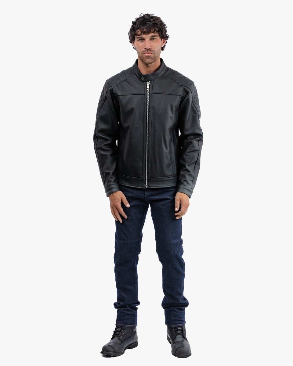Lambert Rev.2 Leather Motorcycle Jacket - Vox Leather