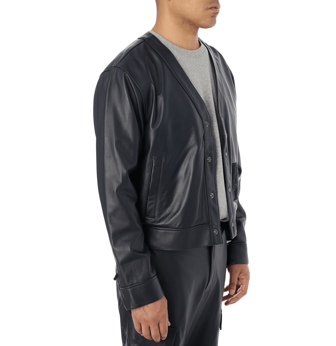 LEATHER CARDIGAN - Vox Leather