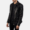 Legacy Black Leather Biker Jacket - Vox Leather