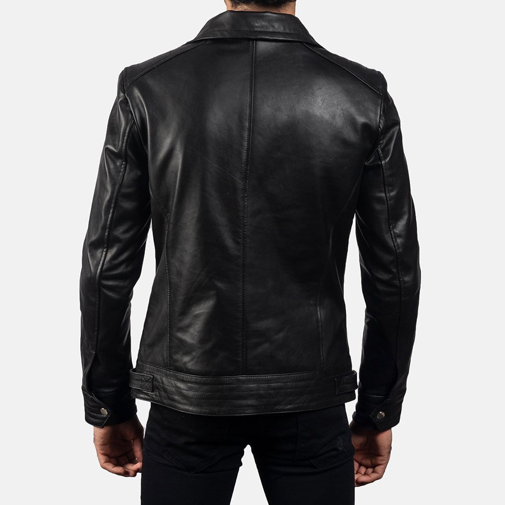 Legacy Black Leather Biker Jacket - Vox Leather