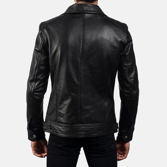 Legacy Black Leather Biker Jacket - Vox Leather