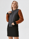 Lella Women's Motorcycle Leather Jacket - Rare Leather Order Now !!