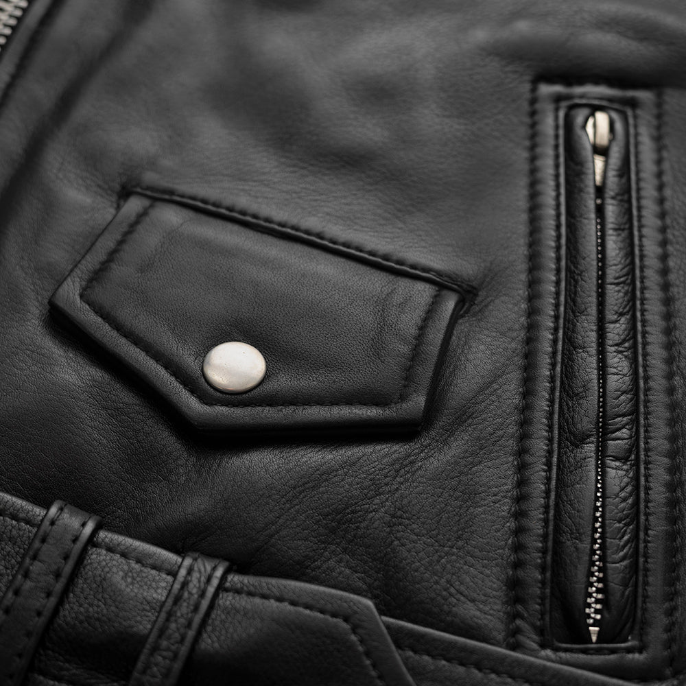 Lesley - Women's Motorcycle Leather Jacket - BHBR - Rare Leather