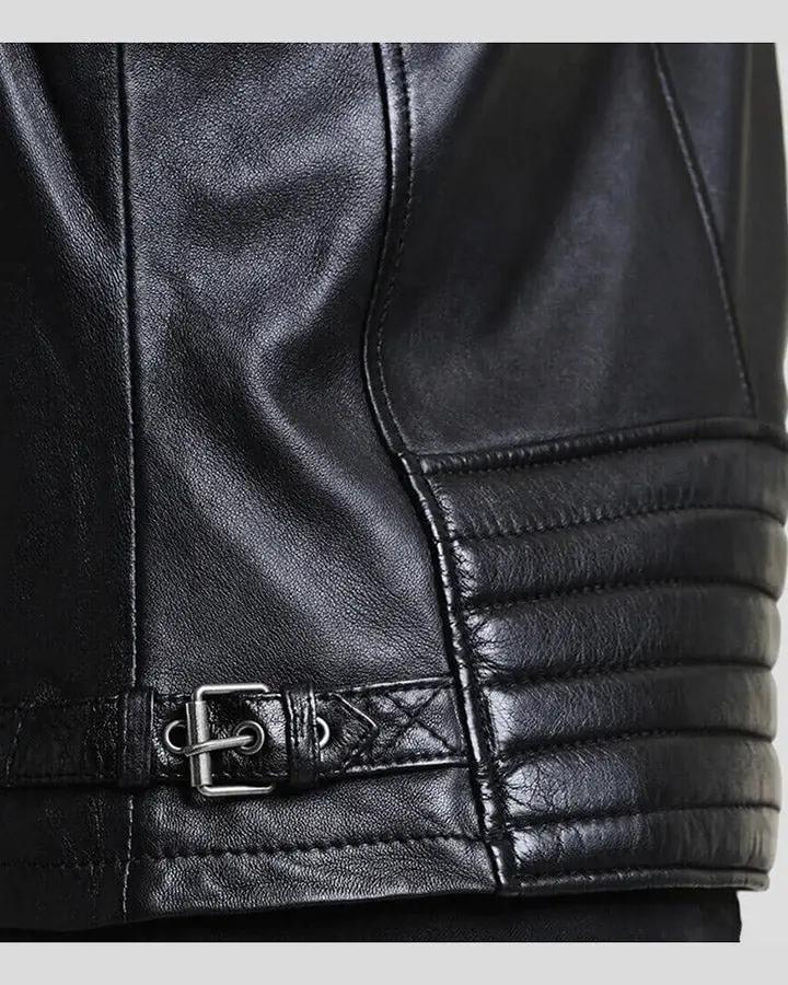 Lester Black Racer Leather Jacket - Vox Leather