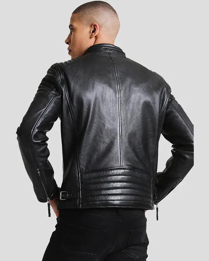 Lester Black Racer Leather Jacket - Vox Leather