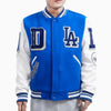 Los Angeles Dodgers MLB Mashup Varsity Jacket - Rare Leather