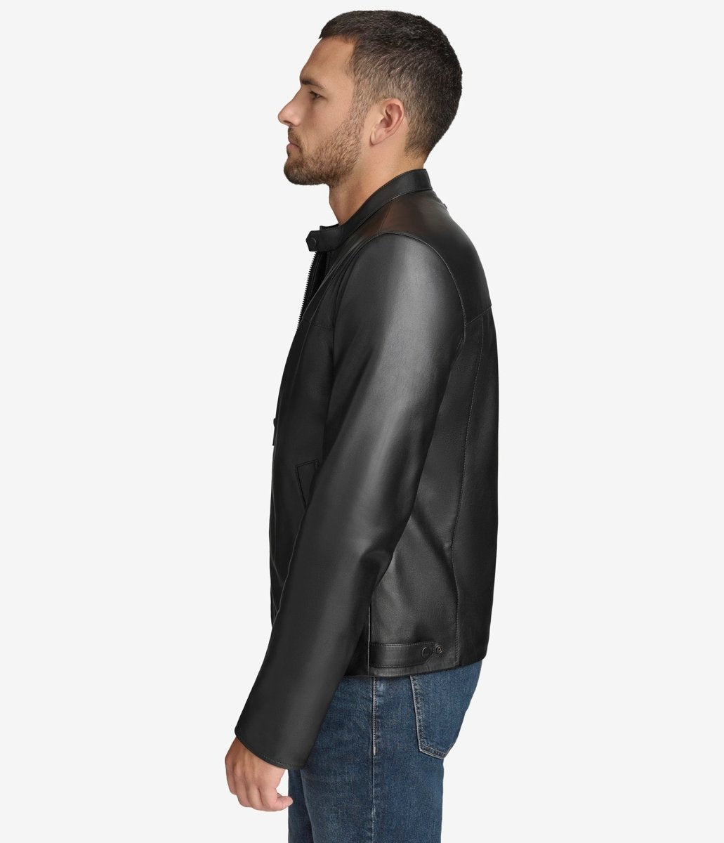 Maclister Men Leather Jacket - Vox Leather