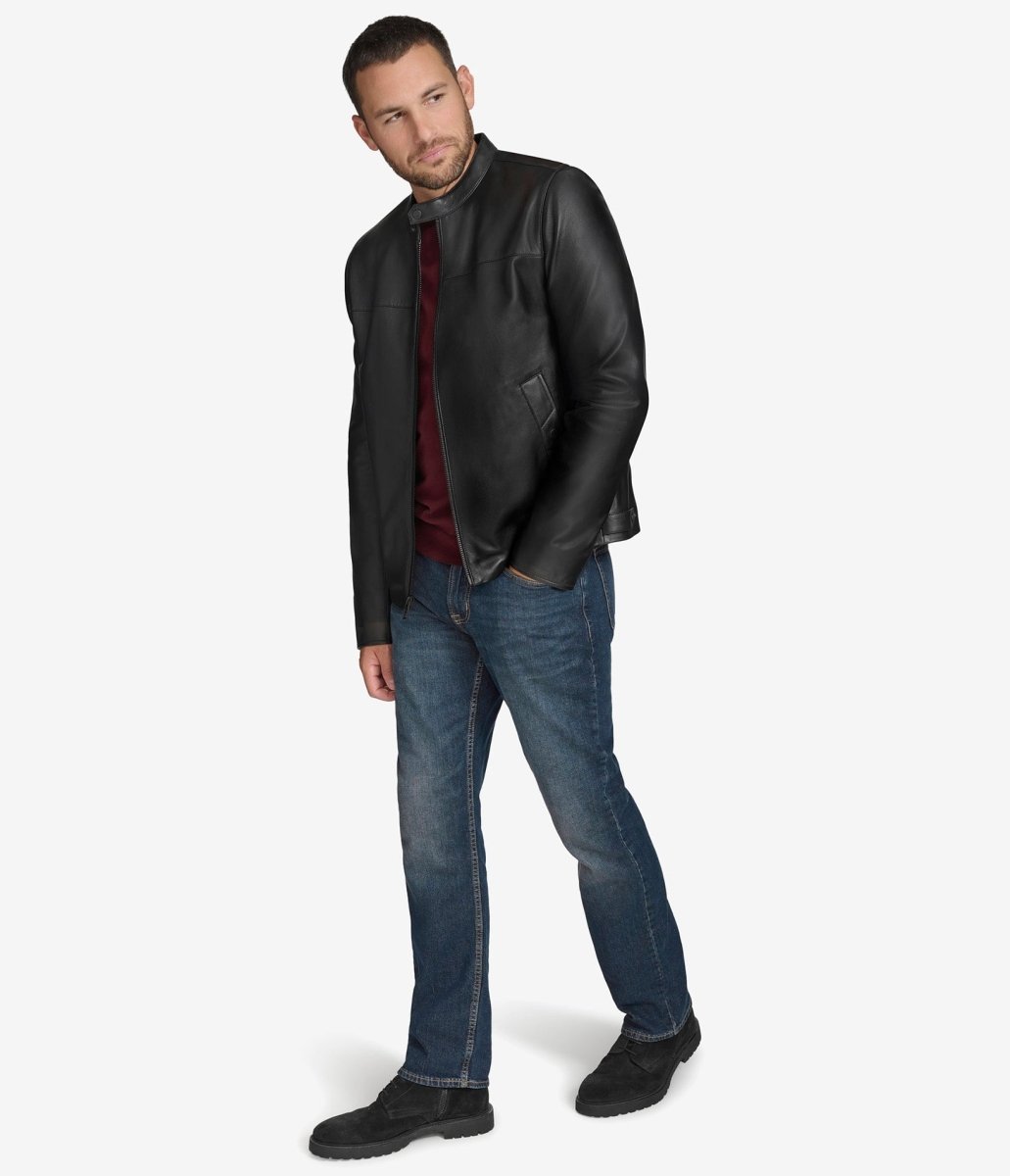 Maclister Men Leather Jacket - Vox Leather