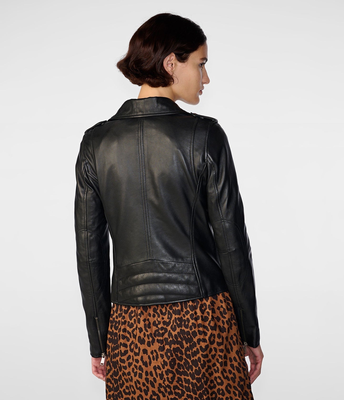 Madeline Asymmetrical Leather Jacket - Rare Leather