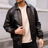 Major League Jacket | Black Coffee - Rare Leather