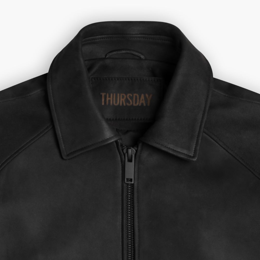 Major League Jacket | Black Matte - Rare Leather
