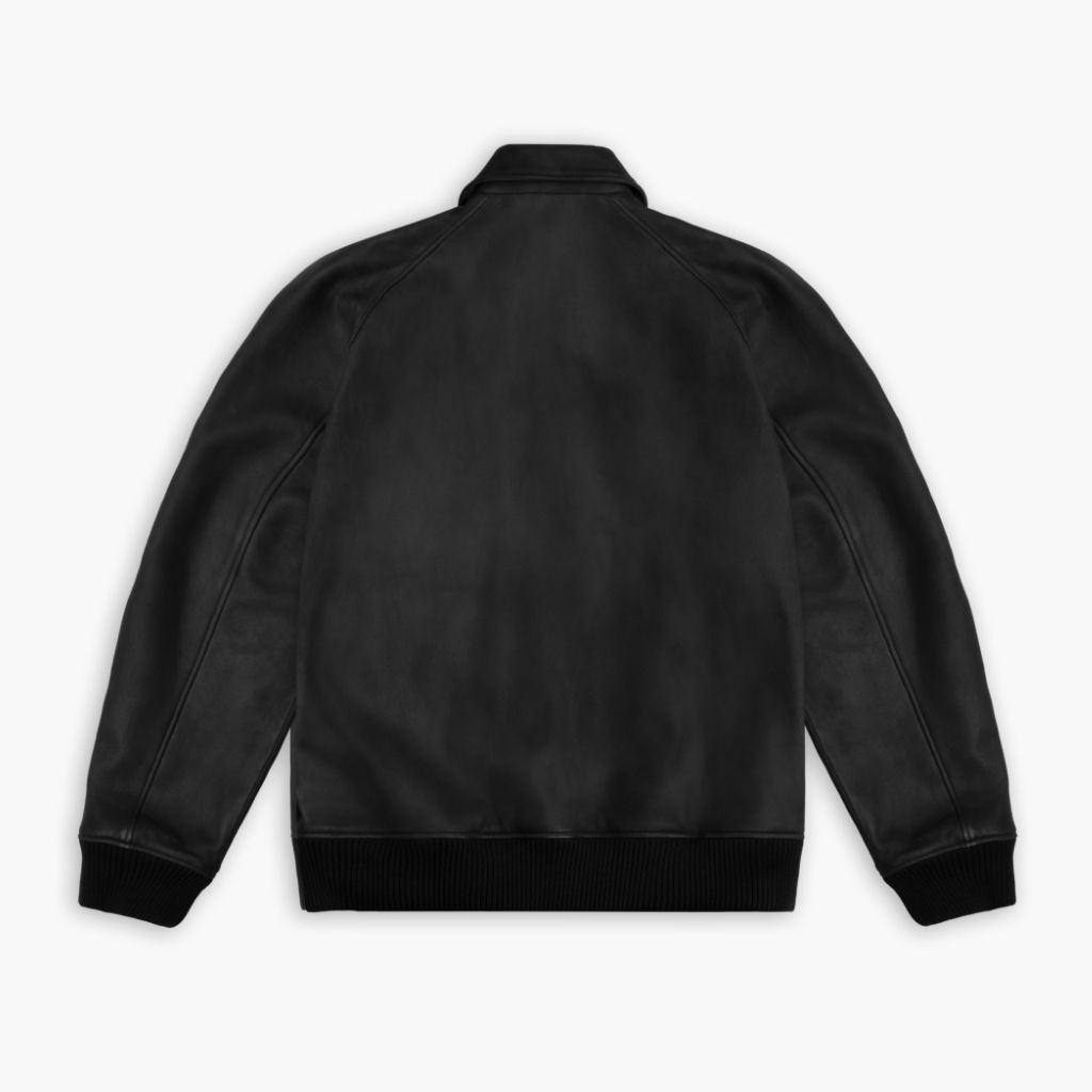 Major League Jacket | Black Matte - Rare Leather