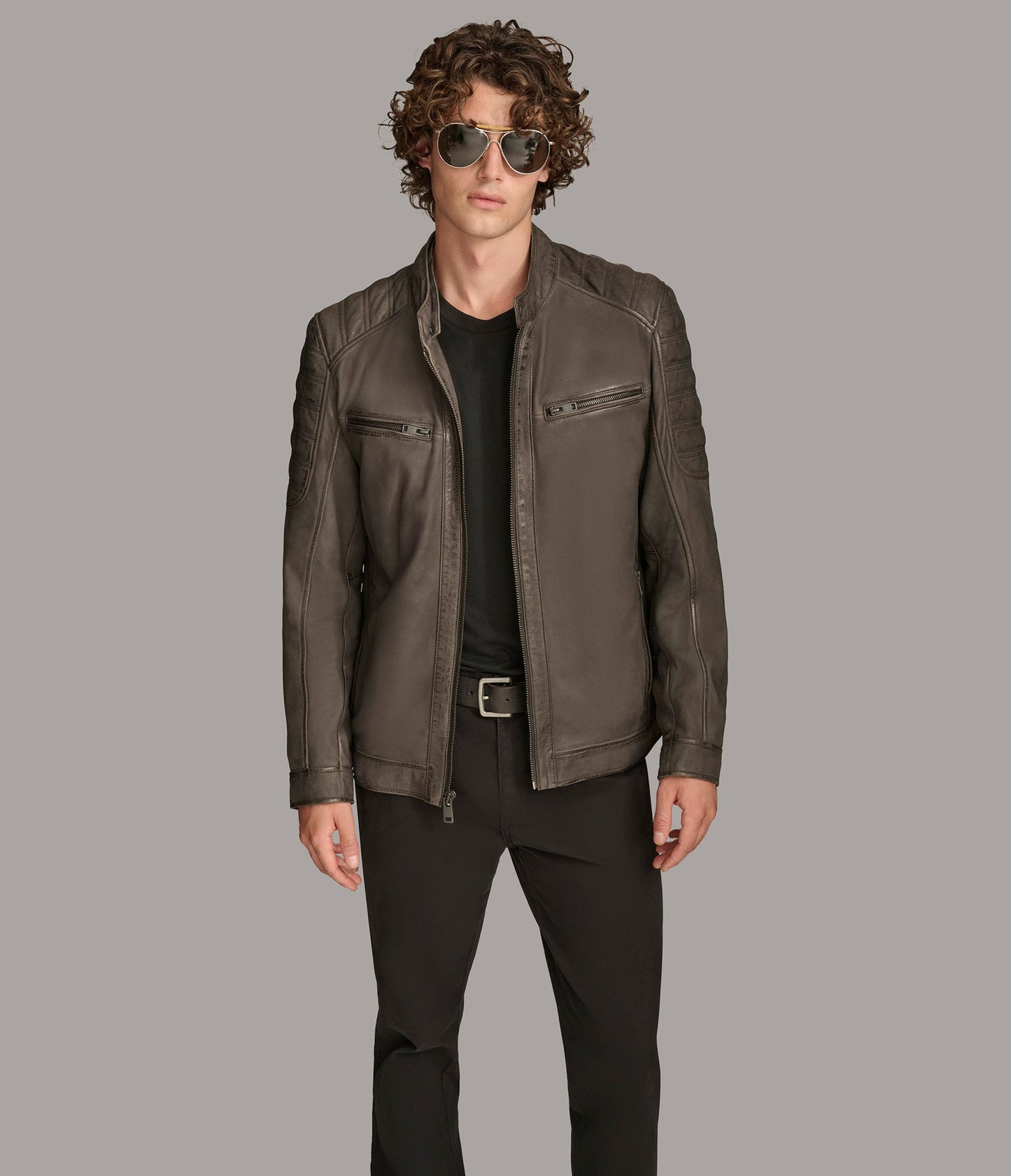 Mark Hooded Scuba Jacket - Rare Leather